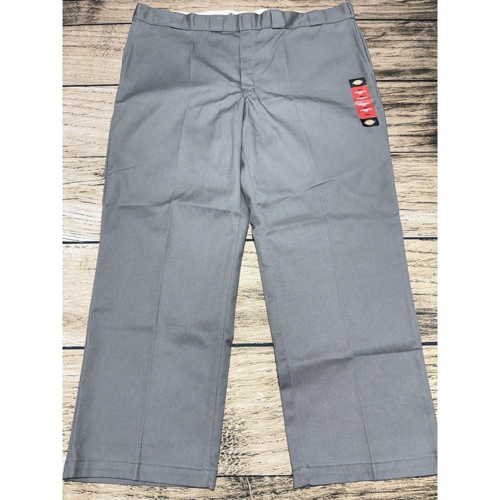Dickies 874 Work Pants Mens 46x30 Gray Original Fit Chino Workwear NEW